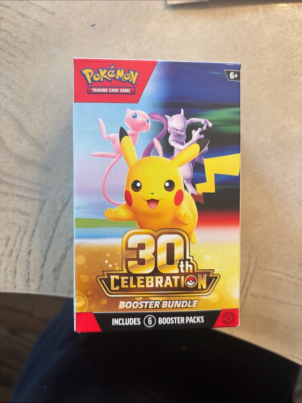 30th Celebration Booster Bundle - Pikachu (Yellow) no packs inside random cards.